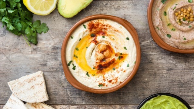 hummus dips avocado 640X360